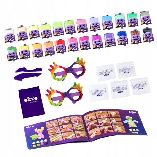 Lekka Plastelina 24 Kolory Figurki OKTO 70150