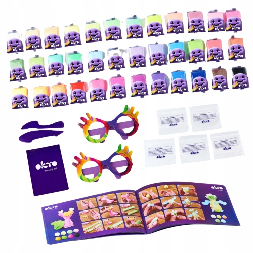 Lekka Plastelina 36 kolorów Figurki OKTO 70149