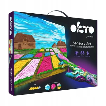 Obraz 3D Klomby w Holandii Masa Plastyczna OKTO 10001