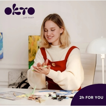 Obraz 3D Fala Masa Plastyczna Sensory Art OKTO 10004