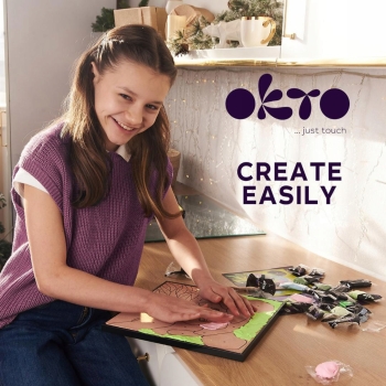 Obraz 3D Panda Masa Plastyczna Sensory Art OKTO 20000