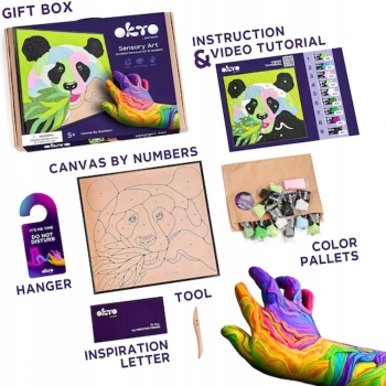 Obraz 3D Panda Sensory Art OKTO 20000