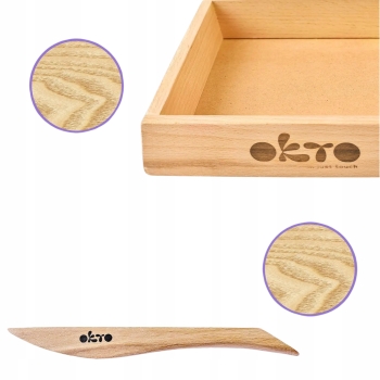 Obraz 3D Kwiaty Masa Plastyczna Sensory Art OKTO 10014