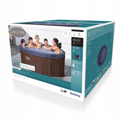 Jacuzzi BESTWAY Lay-Z-Spa Toronto SMART AirJet