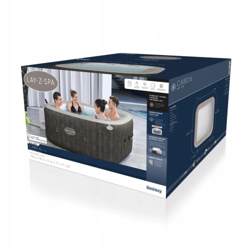 Jacuzzi Ogrodowe Lay-Z-Spa Cabo SMART HydroJet  Bestway 6001R