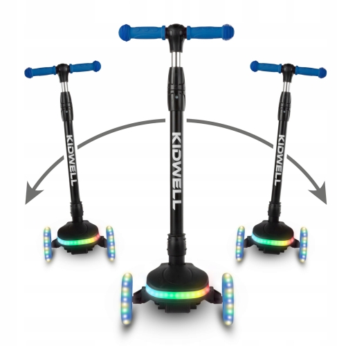 Hulajnoga balansowa LUMO Blue świecące koła i rama