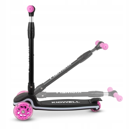 Hulajnoga balansowa LUMO Pink świecące kółka