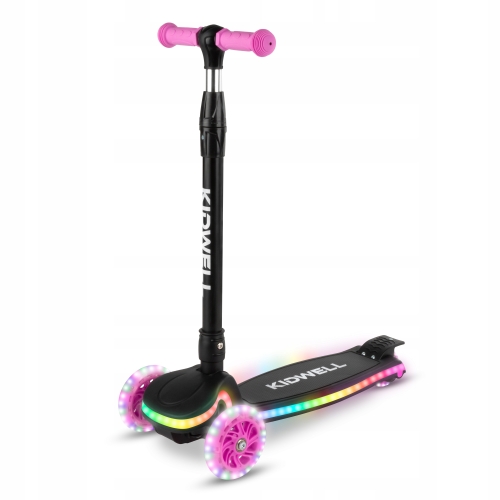 Hulajnoga balansowa LUMO Pink świecące kółka