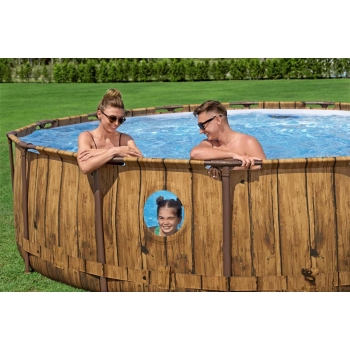 Bestway 561JM – basen stelażowy 427x107 cm z pompą i akcesoriami