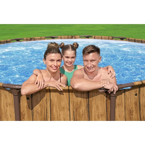 Bestway 561JM – basen stelażowy 427x107 cm z pompą i akcesoriami