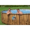 Bestway 561JM – basen stelażowy 427x107 cm z pompą i akcesoriami