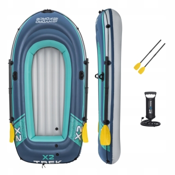 Ponton TREK X2 232 cm x 118 cm + Akcesoria BESTWAY 61153