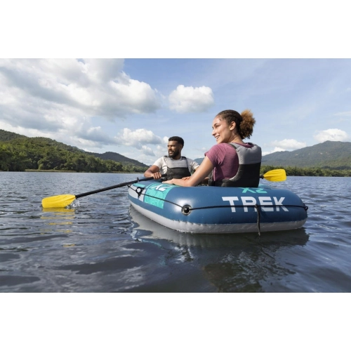 Ponton TREK X2, 232 cm x 118 cm + Akcesoria BESTWAY 61153