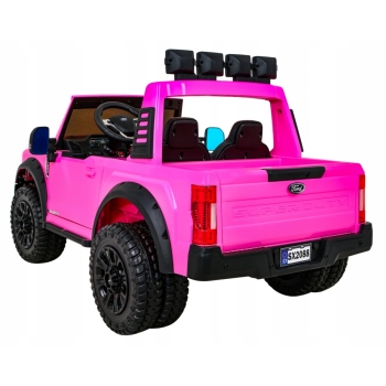 Ford Super Duty Autko na Akumulator dla dziewczynki Różowy