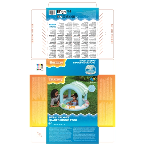 Basen z dmuchanym Daszkiem Pączuś BESTWAY 52638