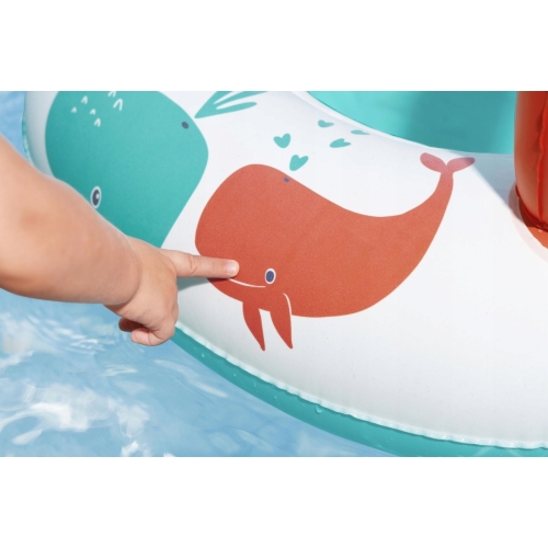 Dmuchany Ponton dla dzieci Comfort Plush UV 84 67 cm BESTWAY