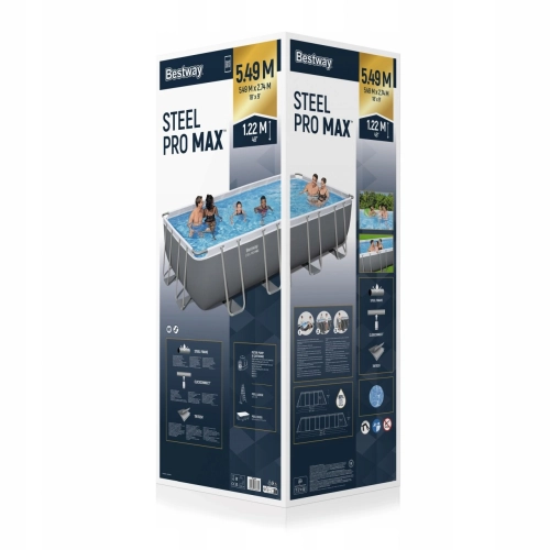 Basen Stelażowy 18FT 549x274x122 cm SteelPRO BESTWAY 56465