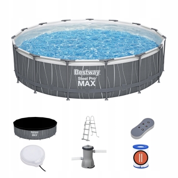 Basen Stelażowy 15FT 457x107 cm SteelPRO BESTWAY 561GD