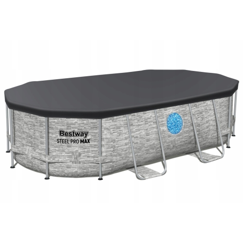 Basen stelażowy Power Steel Swim Vista 427x250x100 14x8FT BESTWAY 56714