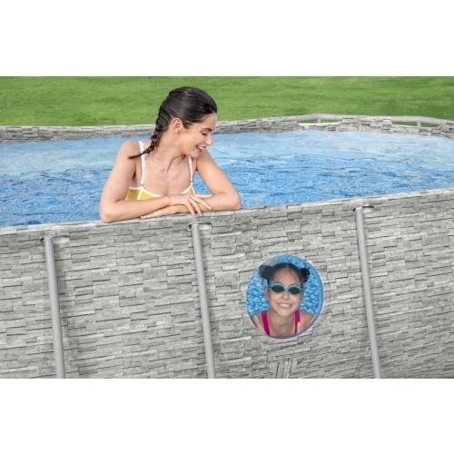 Basen stelażowy Power Steel Swim Vista 427x250x100 14x8FT BESTWAY 56714