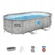 Basen stelażowy Bestway Power Steel Swim Vista 56714 427x250x100