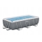 Basen stelażowy Power Steel 404x201x100 Ciemnoszary 13x6FT BESTWAY 56441