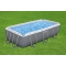 Basen stelażowy Power Steel 404x201x100 Ciemnoszary 13x6FT BESTWAY 56441