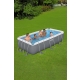 Basen stelażowy Power Steel 404x201x100 Ciemnoszary 13x6FT BESTWAY 56441