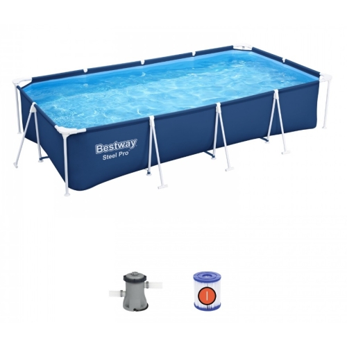 Basen Stelażowy Family Steel Pro 400x211x81 BESTWAY 56405