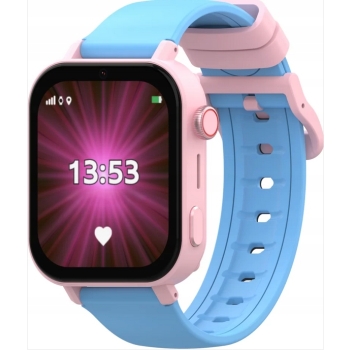 Kidiz Plus Inteligentny zegarek dla dzieci Różowy smartwatch