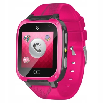 Smartwatch dla dziecka Kidiz Basic różowy inteligentny zegarek