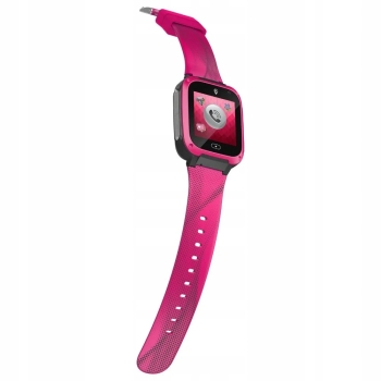 Smartwatch dla dziecka Kidiz Basic różowy inteligentny zegarek