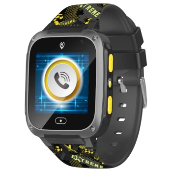 Kidiz Fiber żółty smartwatch dla dziecka inteligentny zegarek