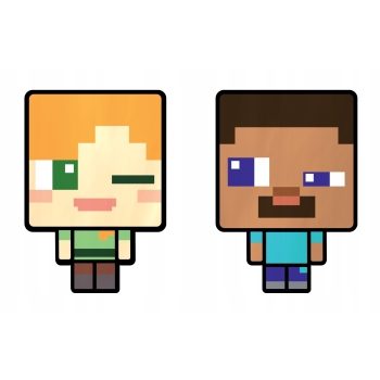 Naklejkomat 3D MINECRAFT Naklejki