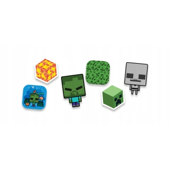 Naklejkomat 3D MINECRAFT zaprojektuj swoje naklejki Zestaw Kreatywny Epee