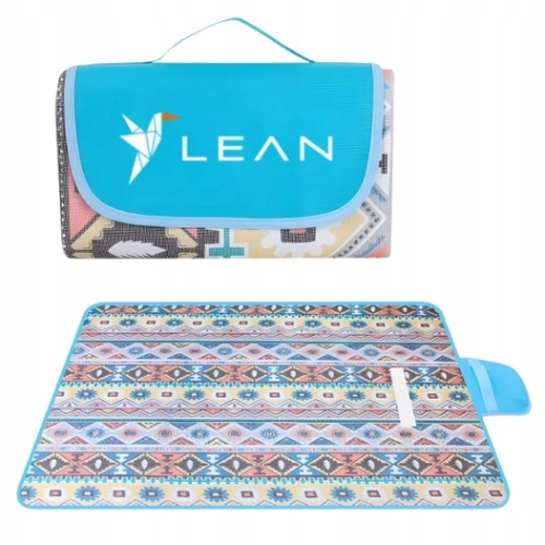 Koc Piknikowy Plażowy Składany Wzory 200 x 200cm