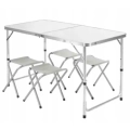 Zestaw turystyczny stolik i 4 krzesła – widok zestawu