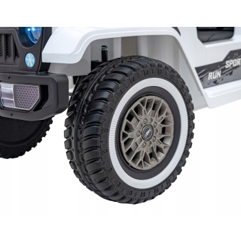 Pojazd Jeep Off Road MOUNTAIN na Akumulator Biały