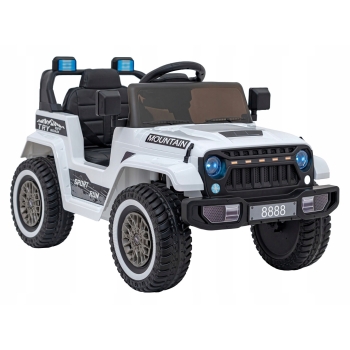 Pojazd Jeep Off Road MOUNTAIN na Akumulator Biały