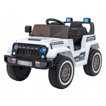Pojazd Jeep Off Road MOUNTAIN na Akumulator Biały