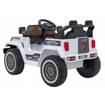 Pojazd Jeep Off Road MOUNTAIN na Akumulator Biały