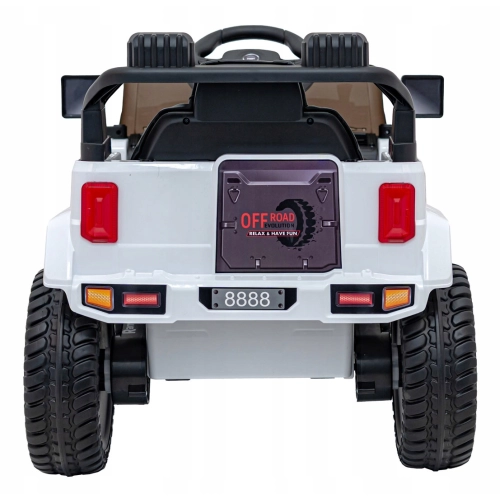 Pojazd Jeep Off Road MOUNTAIN na Akumulator Biały