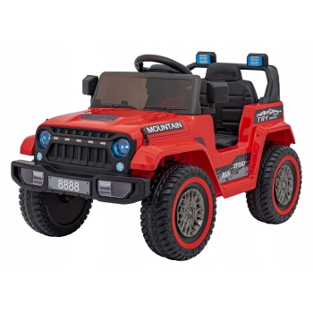 Pojazd Jeep Off Road MOUNTAIN Auto Autko na Akumulator Czerwony
