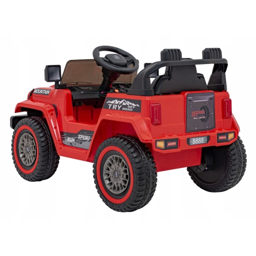 Pojazd Jeep Off Road MOUNTAIN Auto Autko na Akumulator Czerwony