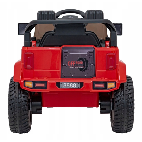 Pojazd Jeep Off Road MOUNTAIN Auto Autko na Akumulator Czerwony