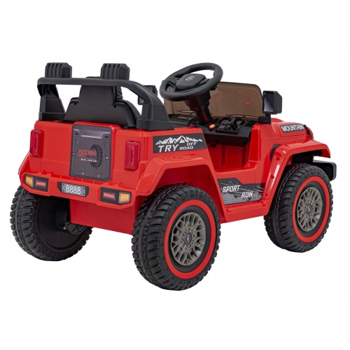 Pojazd Jeep Off Road MOUNTAIN Auto Autko na Akumulator Czerwony