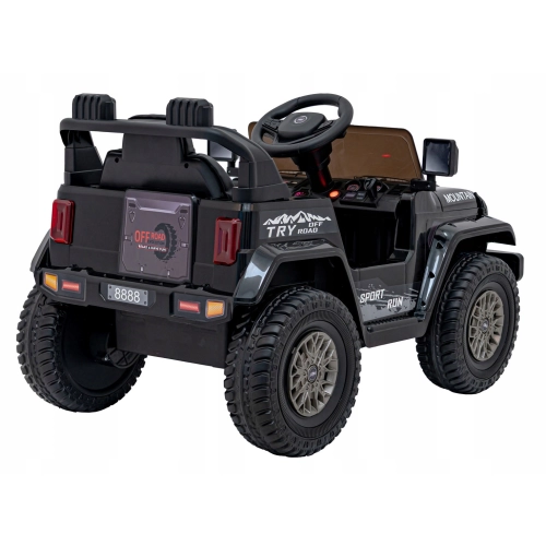 Pojazd Jeep Off Road MOUNTAIN Auto na Akumulator Czarny
