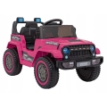 Pojazd Jeep Off Road MOUNTAIN na Akumualtor Różowy dla dziewczynki
