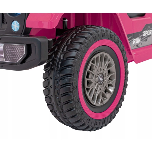 Pojazd Jeep Off Road MOUNTAIN na Akumualtor Różowy dla dziewczynki