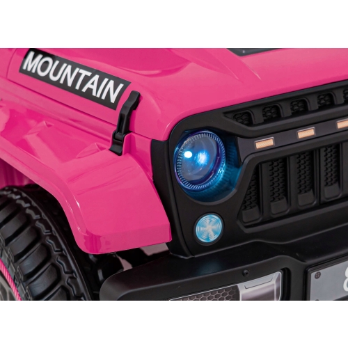 Pojazd Jeep Off Road MOUNTAIN na Akumualtor Różowy dla dziewczynki